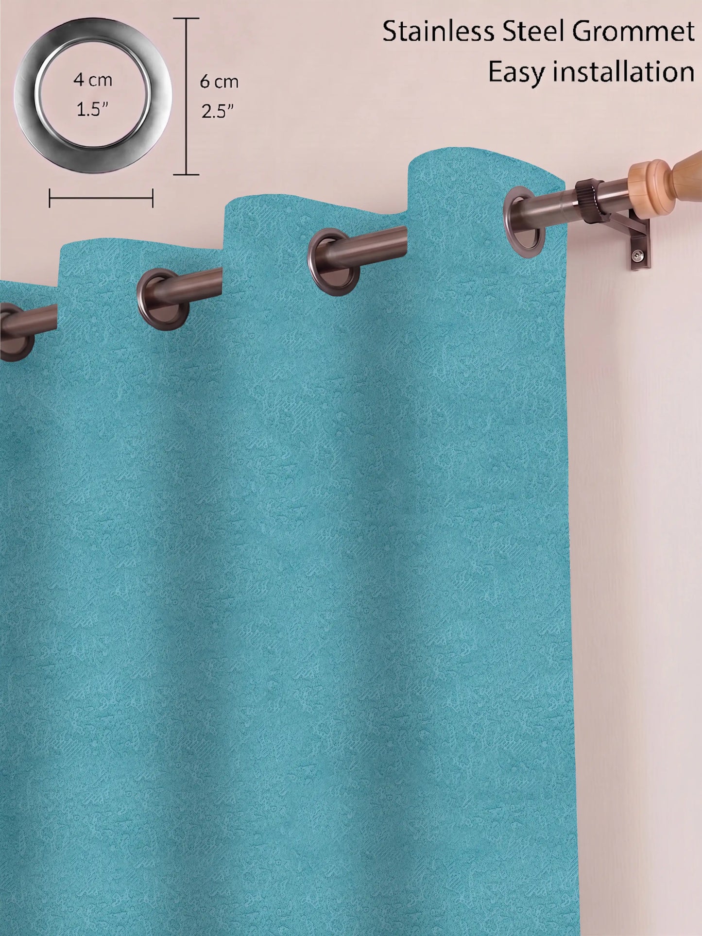 Organic Abstract Darkout Curtains – Custom & Readymade
