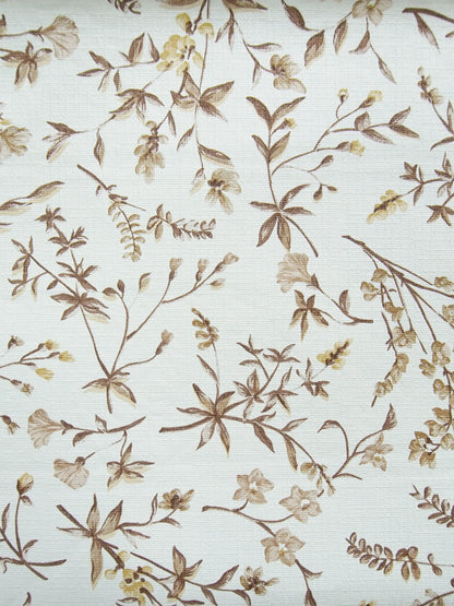Freelance Tuscany Plastic Center Table Cover | Cream/Brown Floral 60x36"