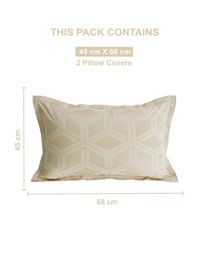 Soft Feel, Modern Geometric King Bed Sheet Set – 100% Cotton (300 TC)