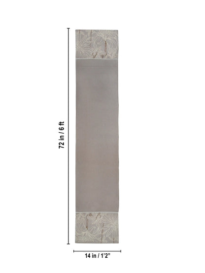 AtozHomeDecor Cotton Linen Table Runner | Printed & Embroidered | 14x72" / 16x72"