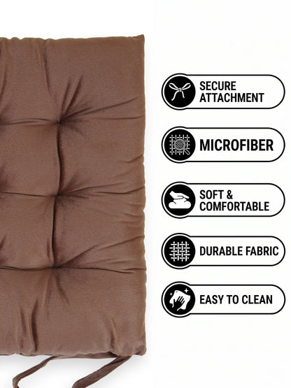 Atoz Home Decor Tufted Chair Pad with Tie Straps | Thick 14x14" Seat Cushionps