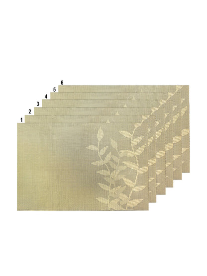 Freelance Leaf Motif Table Mat Set of 6