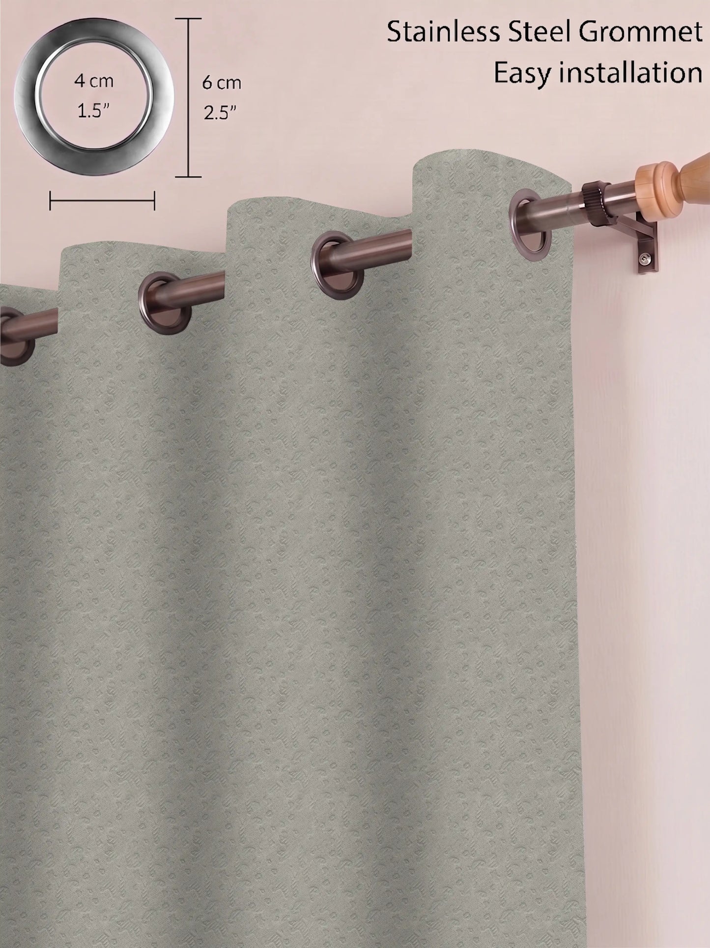 Organic Abstract Darkout Curtains – Custom & Readymade