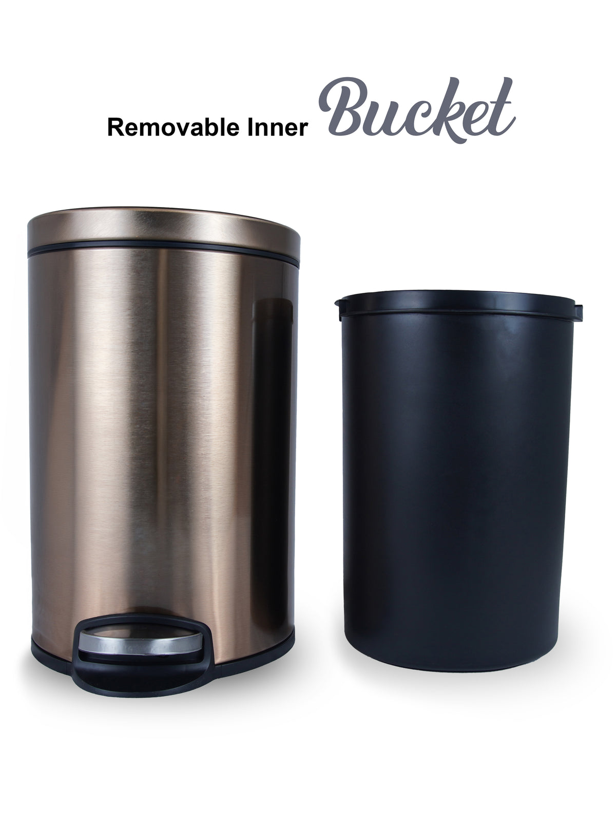 Soft-Close Step Trash Bin – Elegant & Functional Design