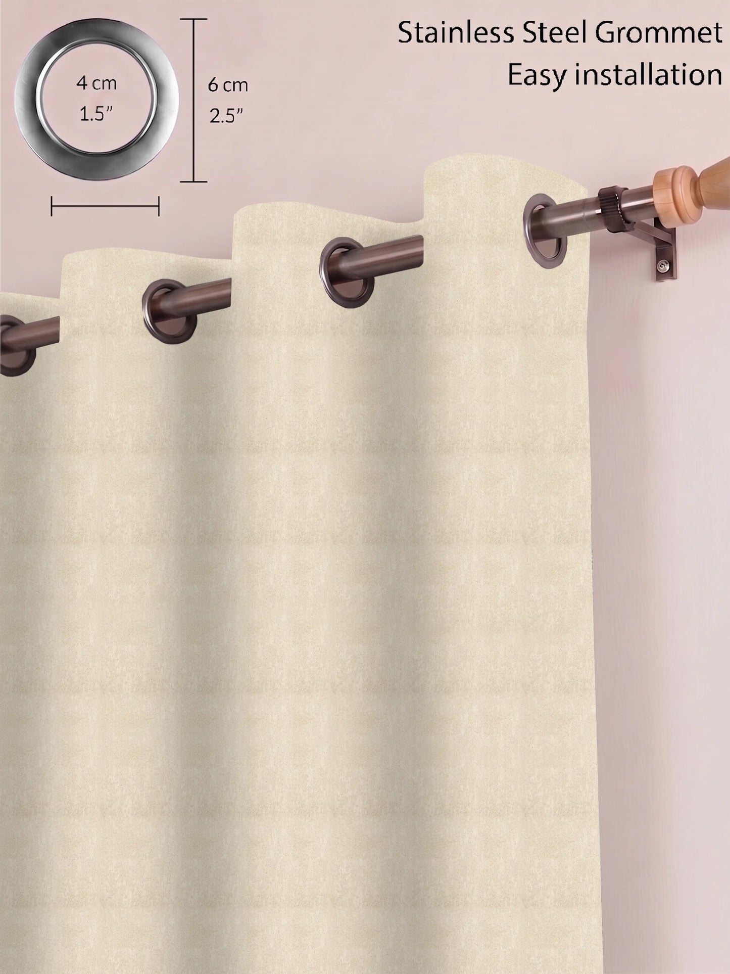 Abstract Venetian Stucco Darkout Curtains – Custom & Readymade