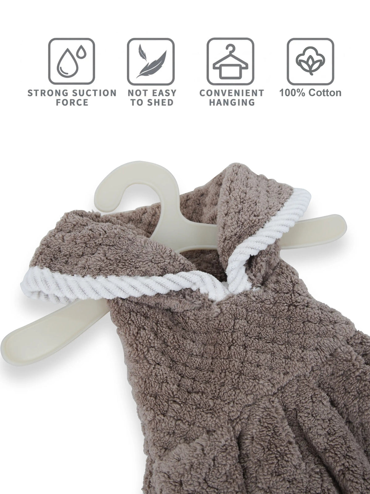 AtoZ Home Decor Cute Dress-Shaped Quick Dry Hand Towel for Kitchen & Bath | Pack of 1 or 2
