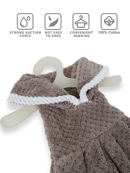 AtoZ Home Decor Cute Dress-Shaped Quick Dry Hand Towel for Kitchen & Bath | Pack of 1 or 2