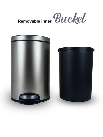 Soft-Close Step Trash Bin – Elegant & Functional Design