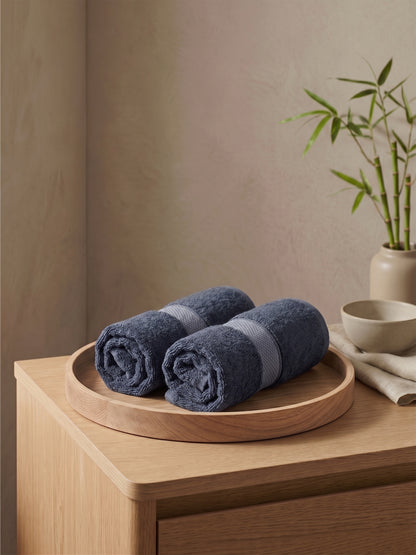 AtoZ Home Decor Bamboo Hand Towel Set (40x60 CM)