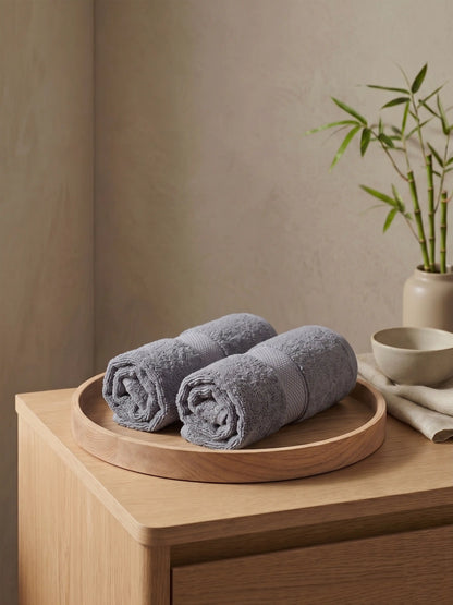 AtoZ Home Decor Bamboo Hand Towel Set (40x60 CM)