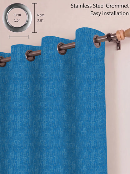 Organic Abstract Darkout Curtains – Custom & Readymade