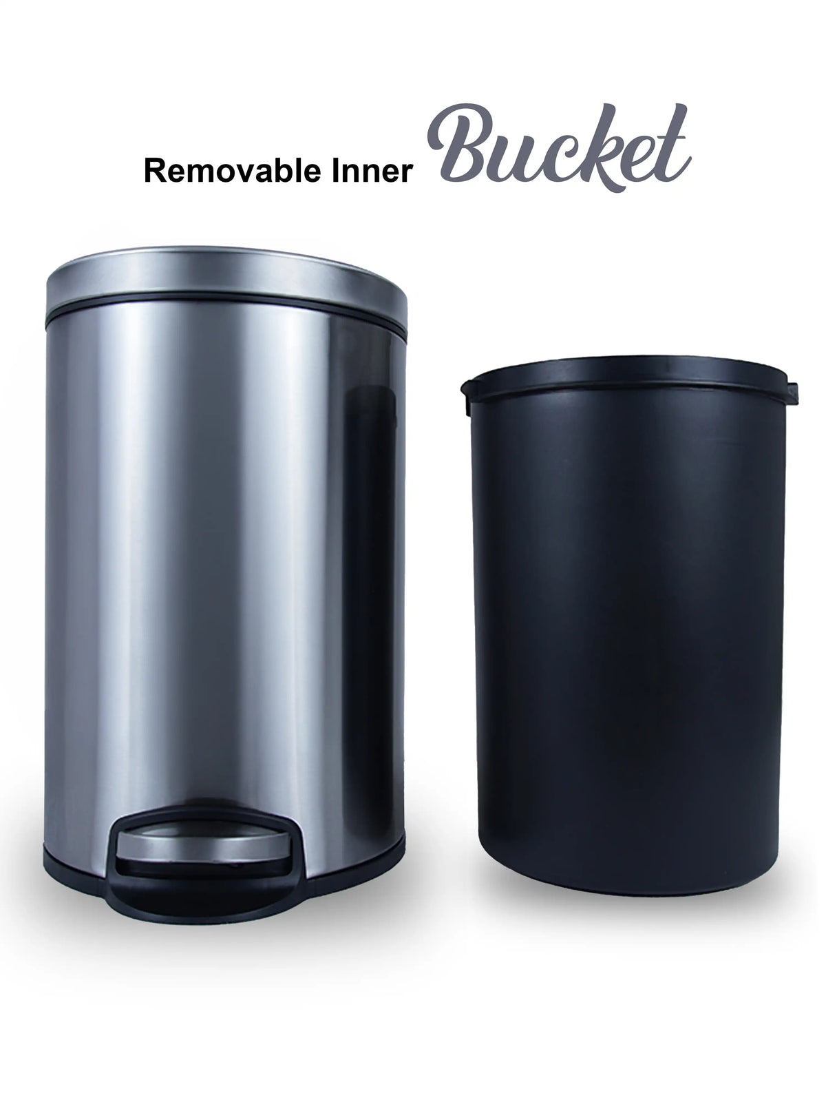 Soft-Close Step Trash Bin – Elegant & Functional Design