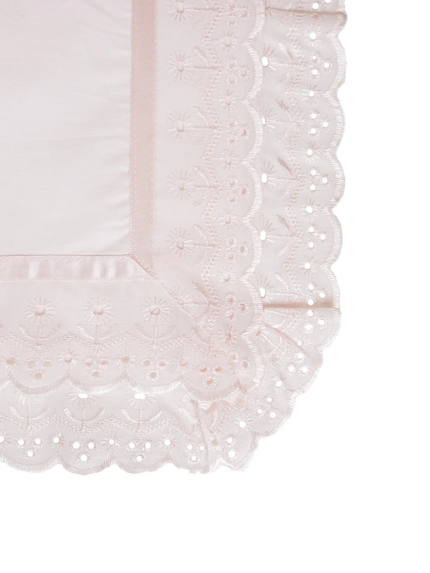 AtoZ Home Decor Cotton Lace Border Pillow Covers (Set of 1 & 2)