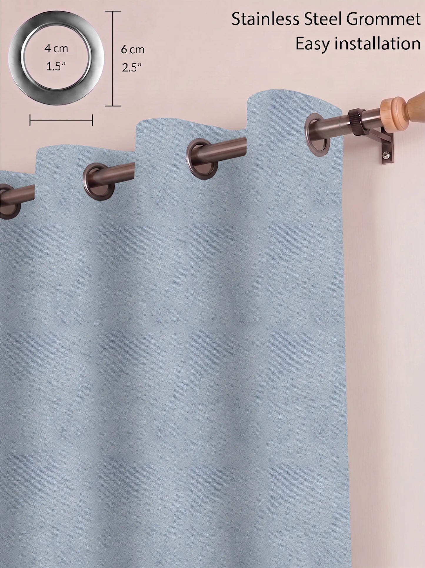 Organic Abstract Darkout Curtains – Custom & Readymade