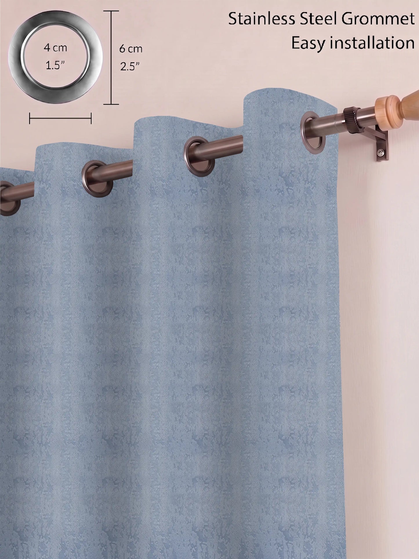 Abstract Venetian Stucco Darkout Curtains – Custom & Readymade
