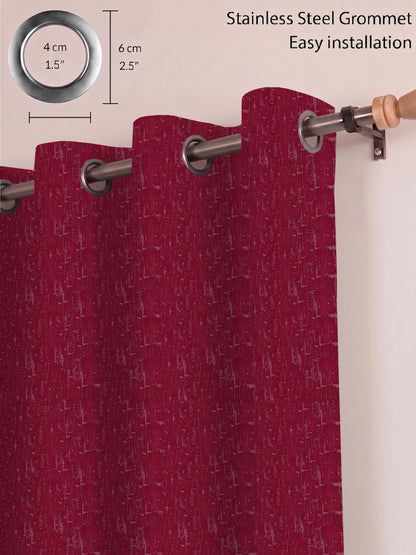 Atoz Home Decor Modern Textured 80% Blackout Curtains (Custom & Readymade)