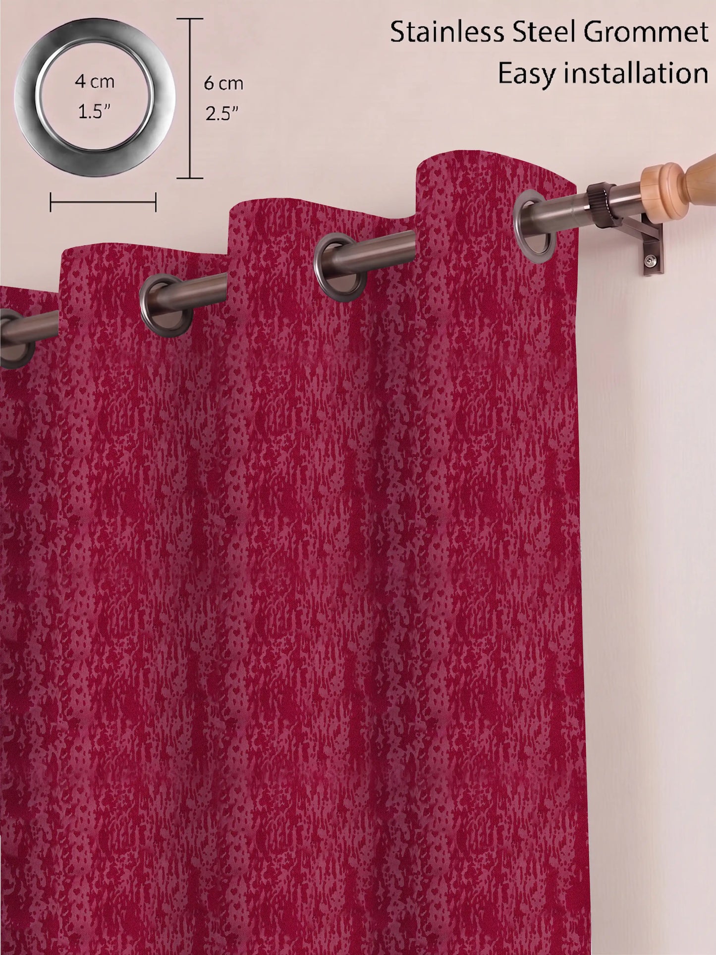 Abstract Venetian Stucco Darkout Curtains – Custom & Readymade