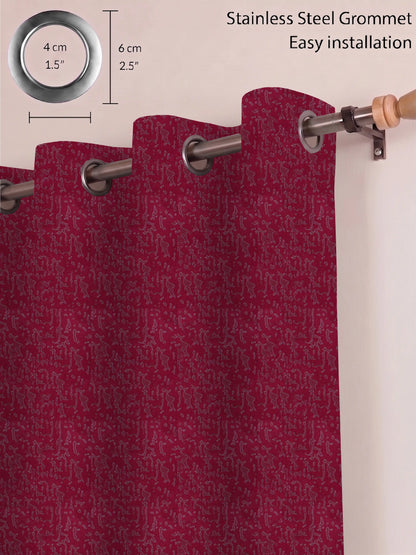 Organic Abstract Darkout Curtains – Custom & Readymade