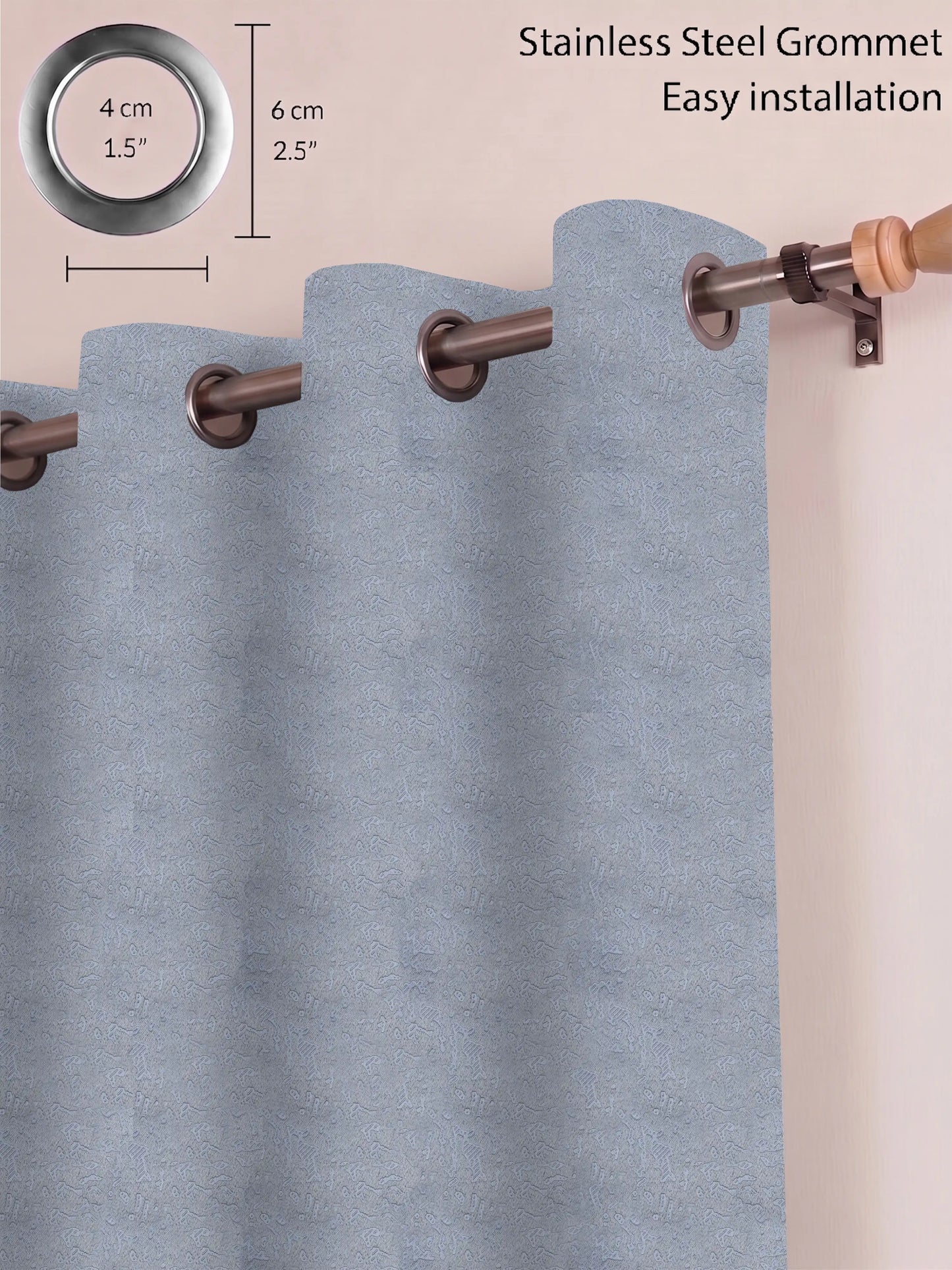 Organic Abstract Darkout Curtains – Custom & Readymade