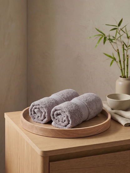 AtoZ Home Decor Bamboo Hand Towel Set (40x60 CM)