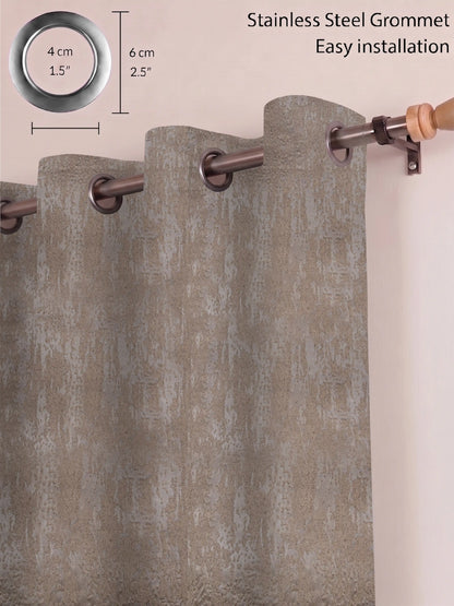 Abstract Venetian Stucco Darkout Curtains – Custom & Readymade