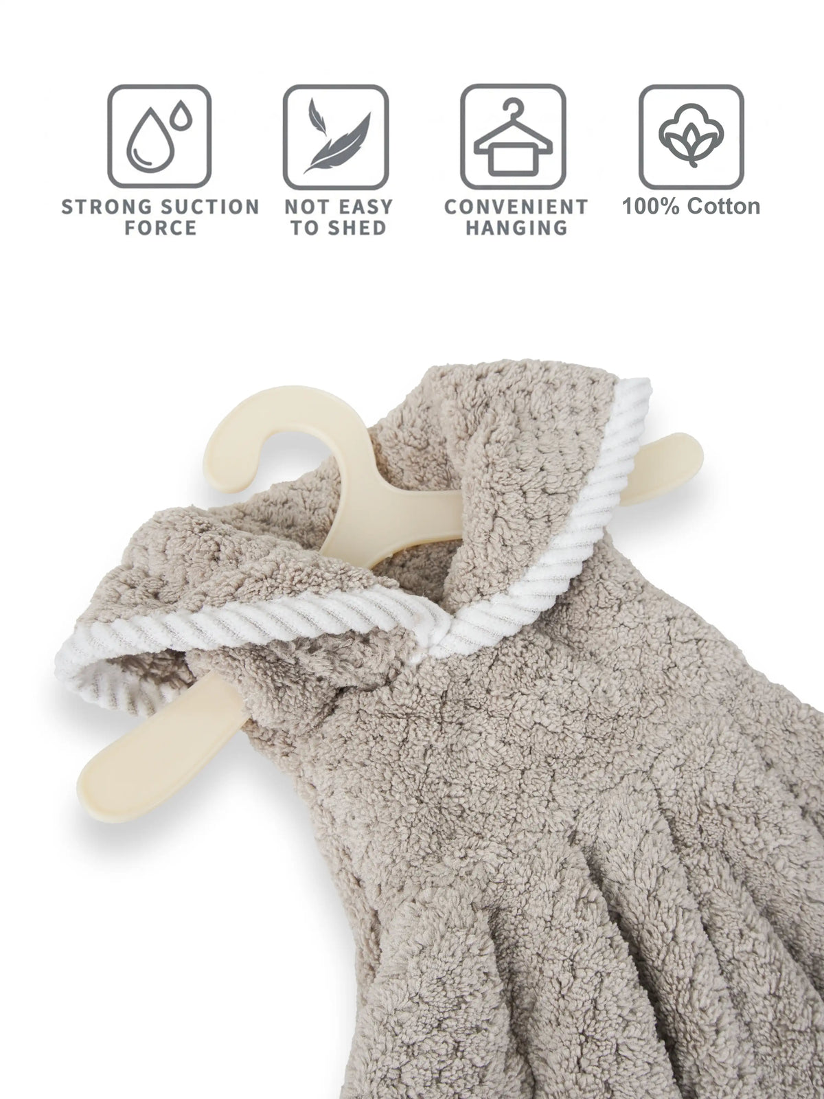 AtoZ Home Decor Cute Dress-Shaped Quick Dry Hand Towel for Kitchen & Bath | Pack of 1 or 2
