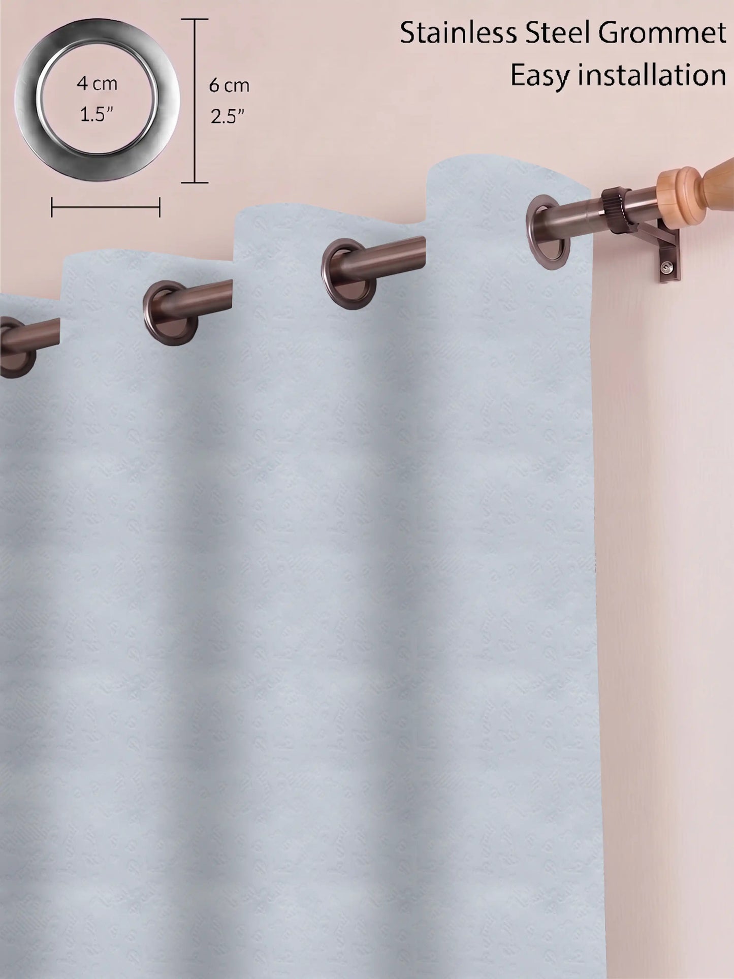 Organic Abstract Darkout Curtains – Custom & Readymade