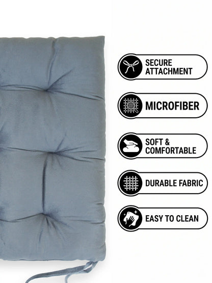 Atoz Home Decor Tufted Chair Pad with Tie Straps | Thick 14x14" Seat Cushionps