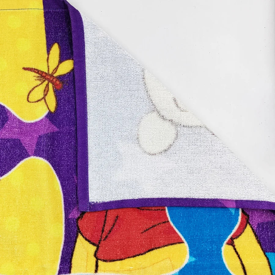 Sassoon Disney Winnie the Pooh 100% Cotton Printed Kids Bath Towel (60 cm x 120 cm)