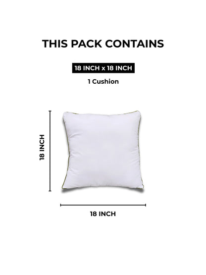 Fiber Cushion | Soft & Supportive White Cushion for Sofa, Bed & Chair
