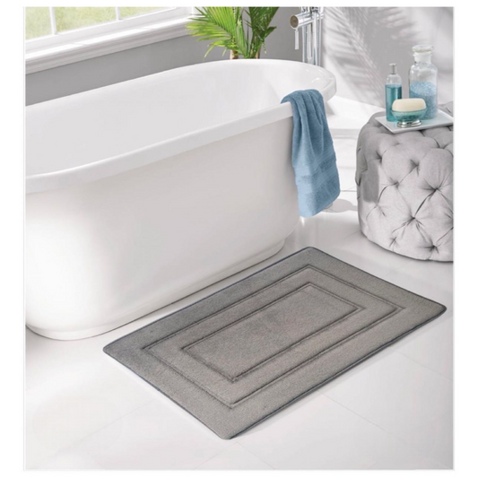 Plush Memory Foam Bath Mat – Non Slip, Absorbent