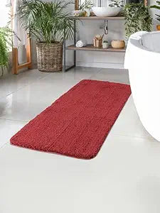 Obsessions Diana Super Soft Anti-Skid Bath Mat & Runner (Multiple Sizes & Colors Available)