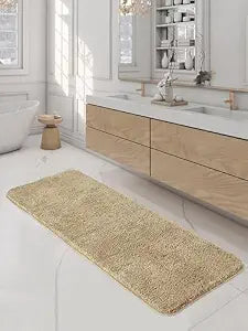 Obsessions Diana Super Soft Anti-Skid Bath Mat & Runner (Multiple Sizes & Colors Available)