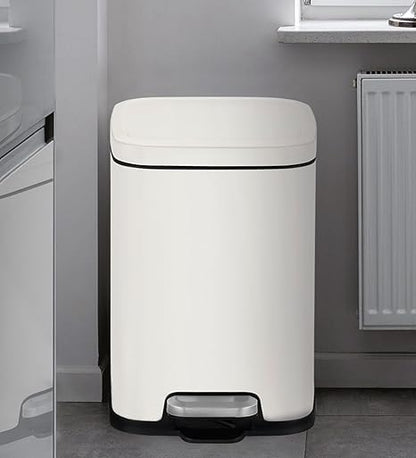 Eco-Friendly Step Trash Bin with Fingerprint-Resistant Finish