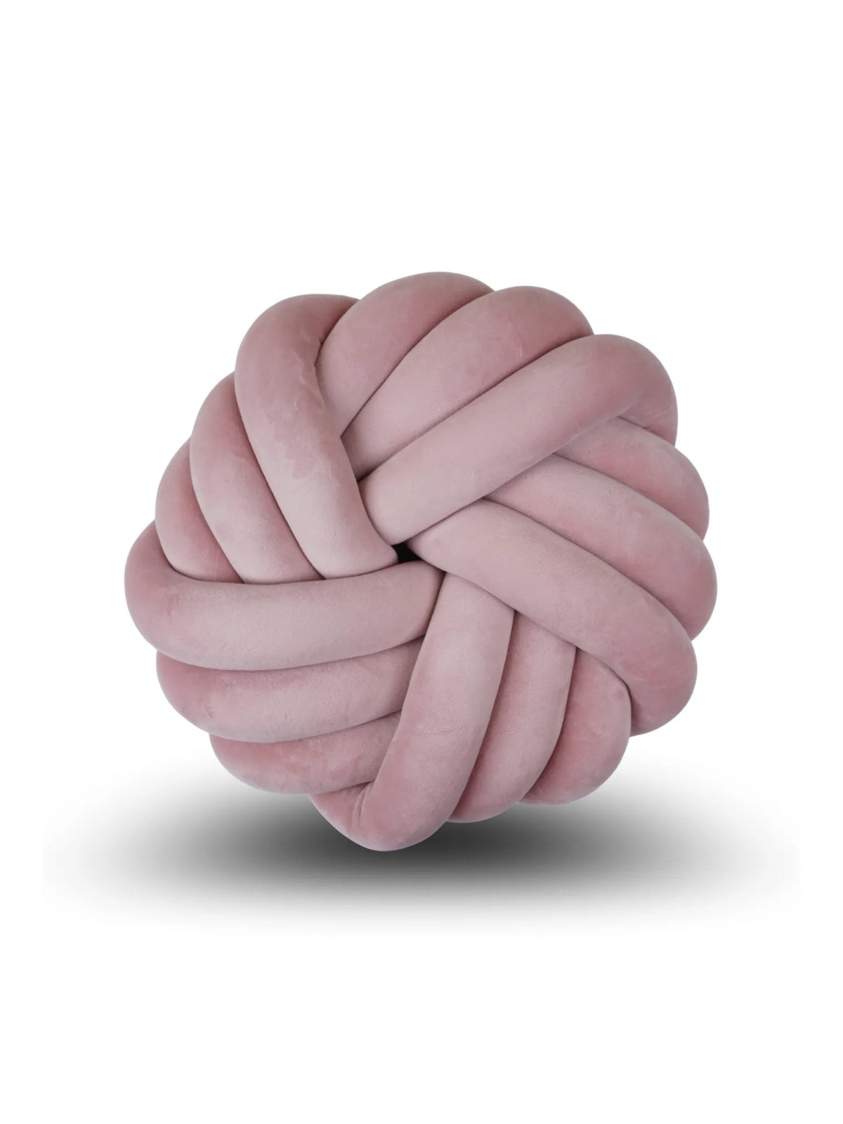 Round Knotted Cushion Ball Pillow – Soft Decorative Sofa & Bed Accent