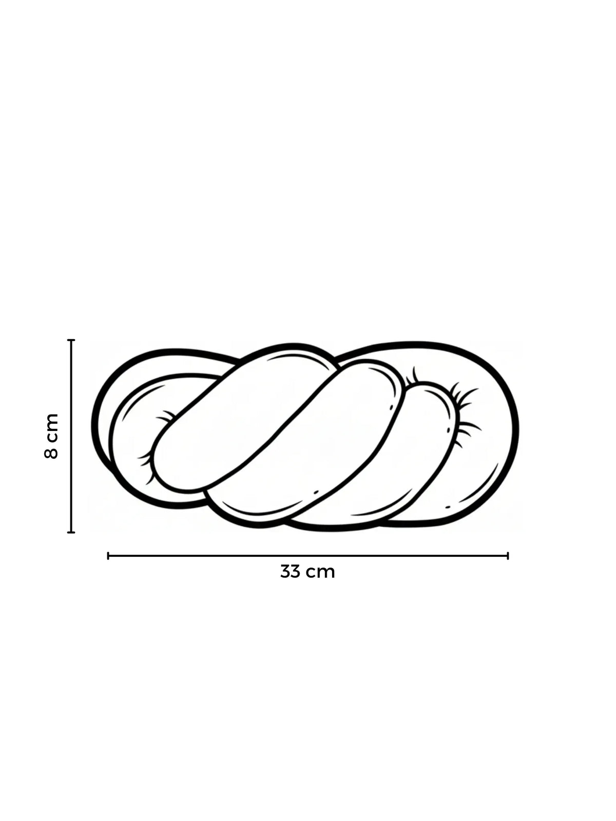 Round Knotted Cushion Ball Pillow – Soft Decorative Sofa & Bed Accent