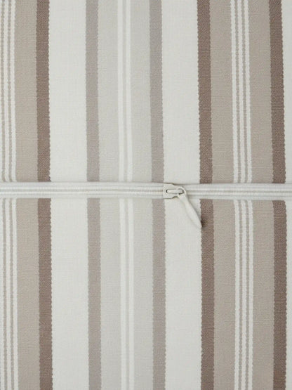 Striped Cushion Covers with Hidden Zipper (Set of 5)