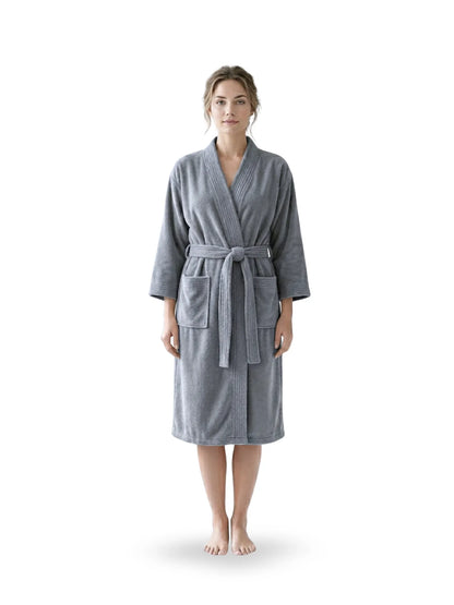 Atoz Home Decor Hue Microfiber Unisex Bathrobe