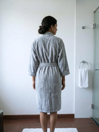 Atoz Home Decor Hue Microfiber Unisex Bathrobe