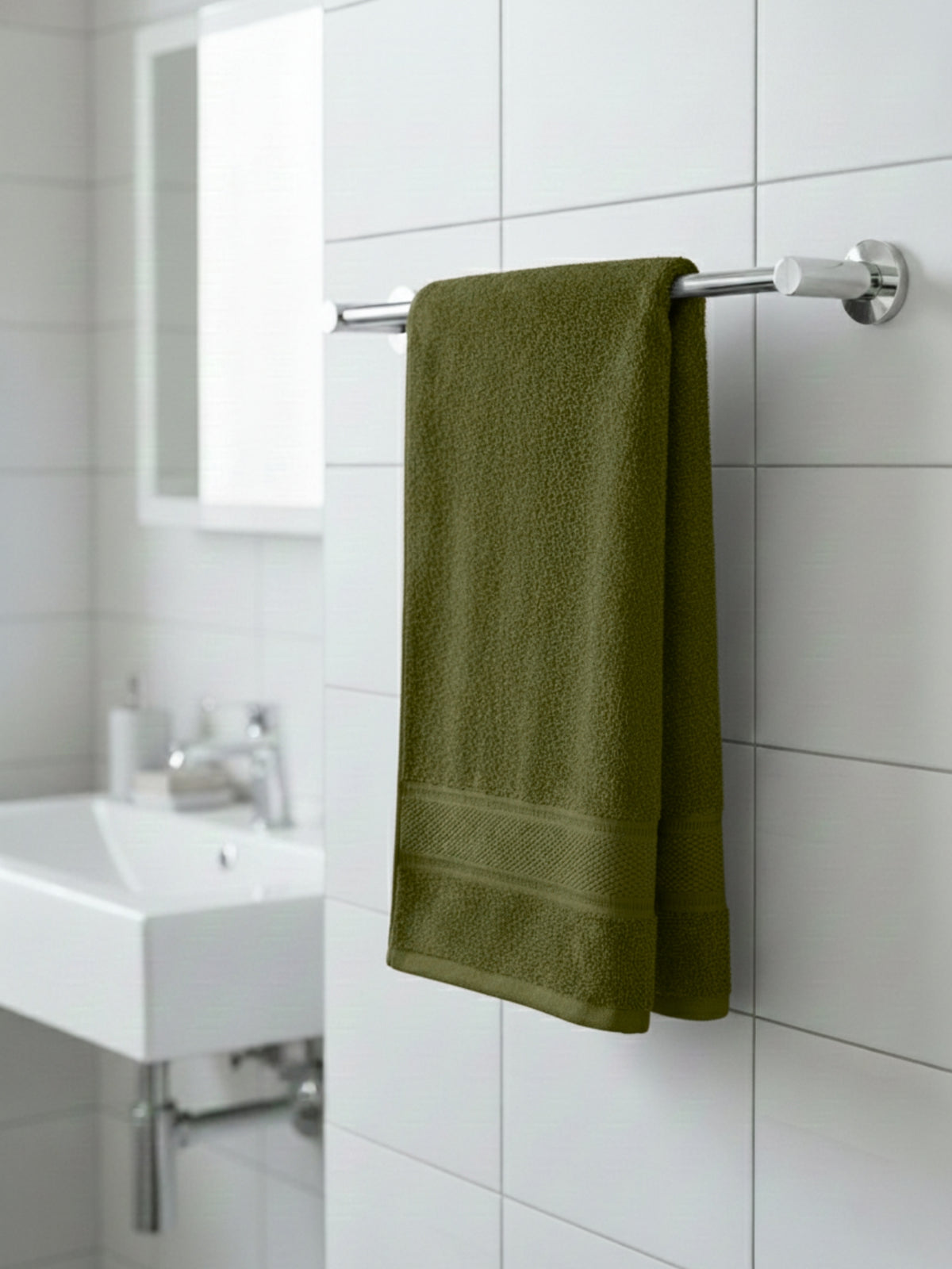 Himeya Classic 100% Cotton Extra-Large Bath Sheet Towel (90 cm x 180 cm) – Super Absorbent & Ultra Soft