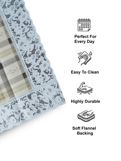 Freelance Tuscany Flannel-Backed Center Table Cloth | Wipe Clean