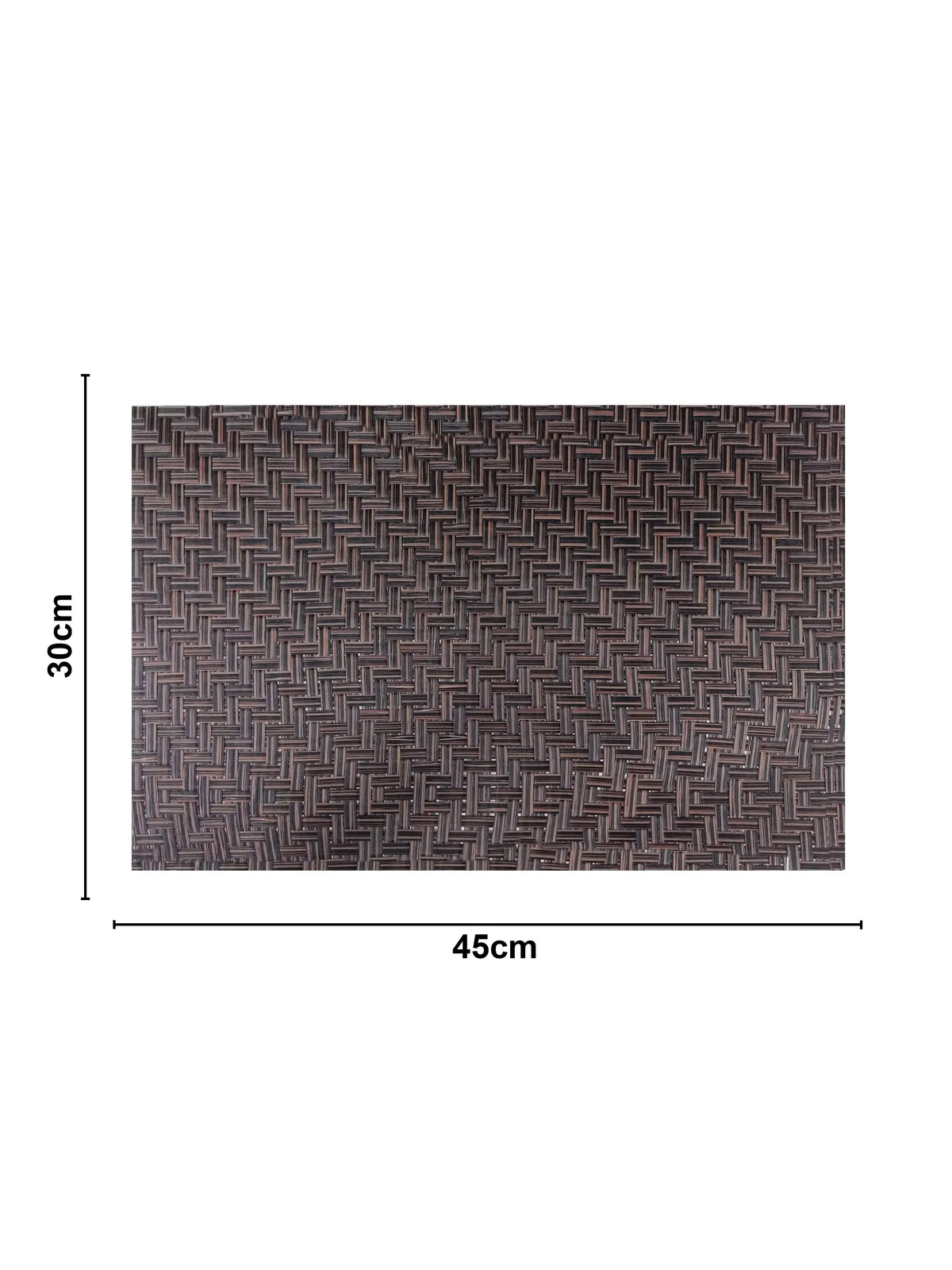 AtoZ Home Decor Modern Herringbone PVC Dining Placemats Set of 6