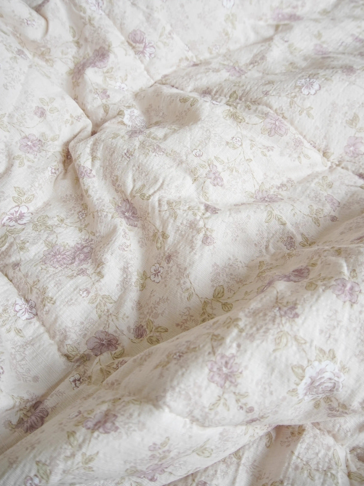 Atoz Home Decor Florence Vintage Floral Single Bed AC Comforter – Super Soft Breathable Reversible Quilt with Pink Fabric Backing