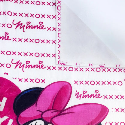 Sassoon Disney Minnie Mouse 100% Cotton Printed Kids Bath Towel (60 cm x 120 cm)