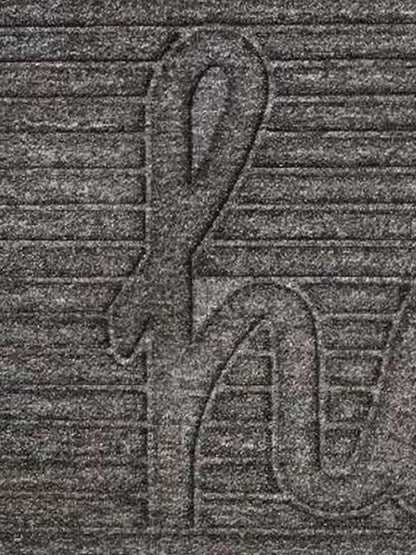AtoZ Home Decor 'Hello' Ribbed Strips Doormat (Available in Multiple Sizes)