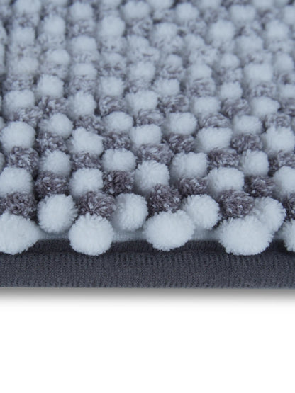 Bubble Textured Bath Rug – Soft Tufted Bathroom Mat Anti-Skid