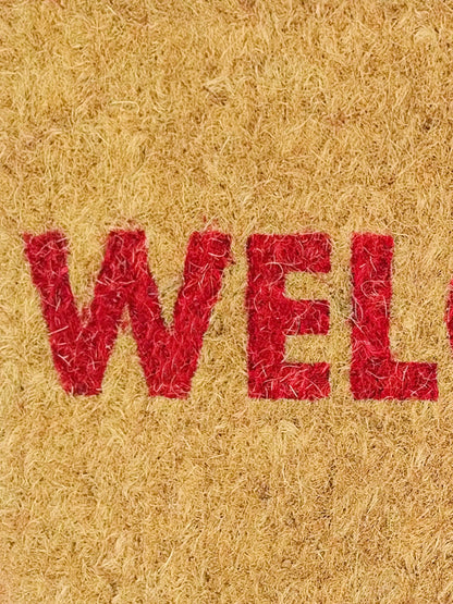 AtoZ Home Decor Classic Coir "Welcome" Doormat (Multiple Sizes & Colors)