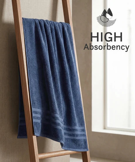 MyTRIDENT Luxe Home 100% Supima Cotton Bath Towel (600 GSM | 75 cm x 150 cm) – Ultra-Plush & Absorbent
