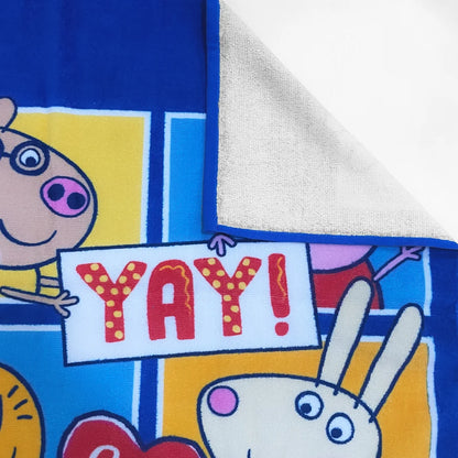 Sassoon Peppa Pig 100% Cotton Printed Kids Bath Towel (60 cm x 120 cm)