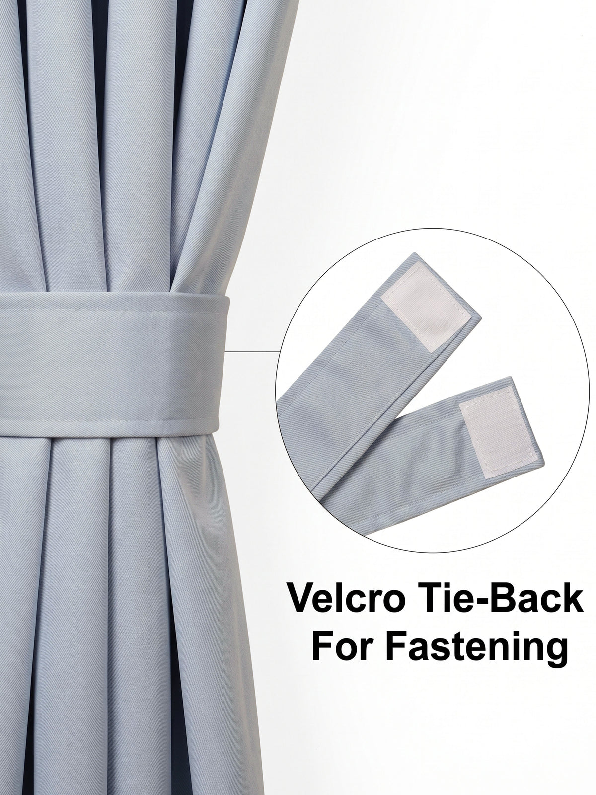 Atoz Home Decor Light Grey Shiny Blackout Curtains